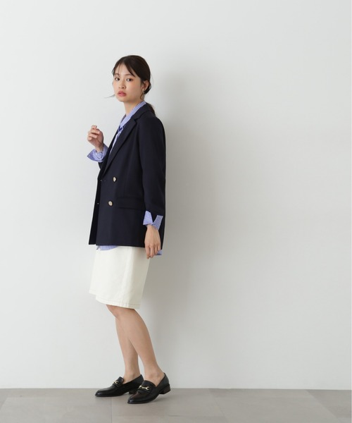 N.（N. Natural Beauty Basic）（エヌエヌナチュラルビューティーベーシック）の「【PS/低身長サイズ】ハーフパンツ（その他パンツ・レディース・ネイビー/オフホワイト・MEDIUM/P/S）」の22枚目の写真