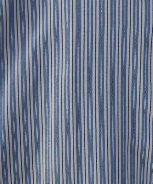 Reurie'(レウリィ)の「カラーストライプシャツ/color stripe shirt 長袖 襟付き シンプル カジュアル リラクシー ベーシック 羽織り ピンストライプ(シャツ/ブラウス・レディース・グリーン/ブルー・FREE)」の14枚目の写真
