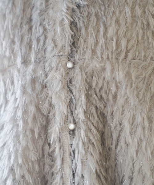 REMOON(リムーン)の「テープヤーンベスト(ベスト・レディース・ライトグレー/ピンク/オフホワイト・FREE)」の10枚目の写真