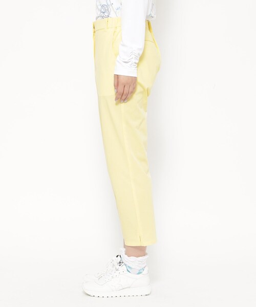 adabat(アダバット)の「UVカット/接触冷感 クールタッチストレッチクロップドパンツ(その他パンツ・レディース・イエロー系その他3・42/40/38/36)」の9枚目の写真