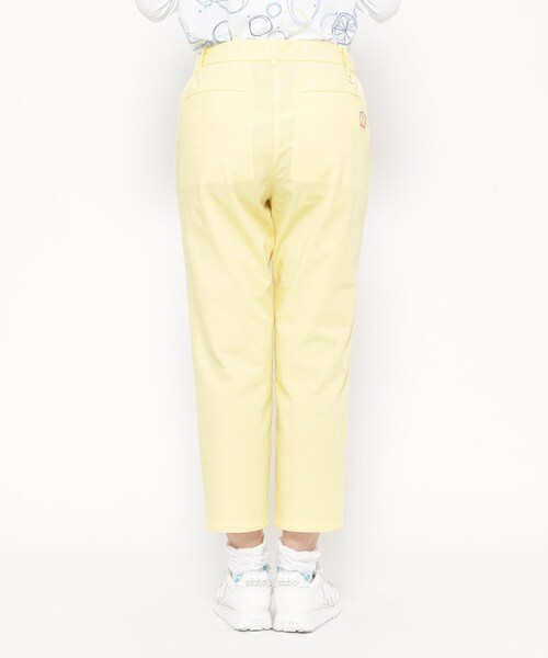 adabat(アダバット)の「UVカット/接触冷感 クールタッチストレッチクロップドパンツ(その他パンツ・レディース・イエロー系その他3・42/40/38/36)」の10枚目の写真