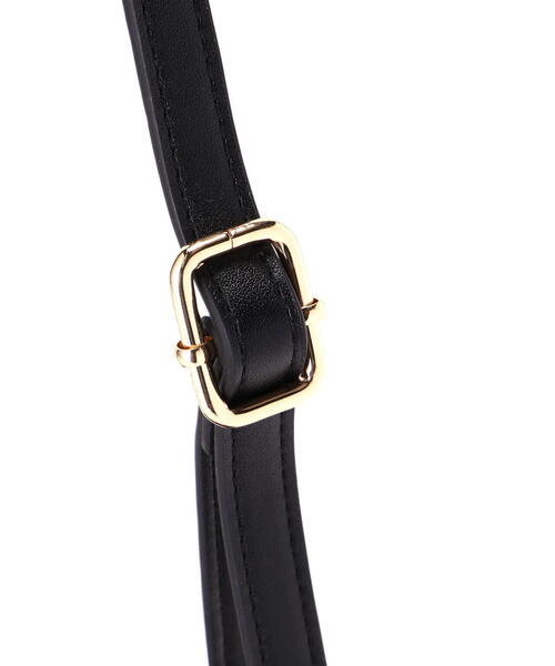 EDIT COLOGNE（エディットコロン）の「VELETTO スクエアミニボストンバッグ（ボストンバッグ・レディース・ホワイト系その他/ブラック・ﾌﾘ-）」の5枚目の写真