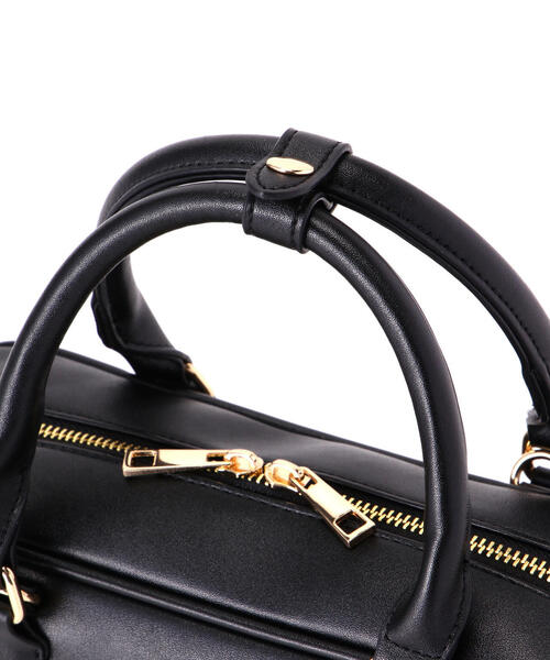 EDIT COLOGNE（エディットコロン）の「VELETTO スクエアミニボストンバッグ（ボストンバッグ・レディース・ホワイト系その他/ブラック・ﾌﾘ-）」の6枚目の写真