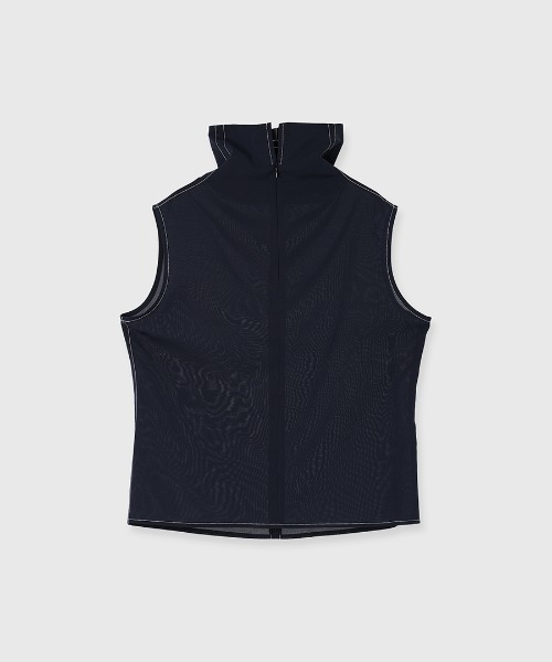 CREDONA（クレドナ）の「DRAPE STITCH SHIRTS/ドレープステッチシャツ（シャツ/ブラウス・レディース・ベージュ/ネイビー/ホワイト・FREE）」の22枚目の写真