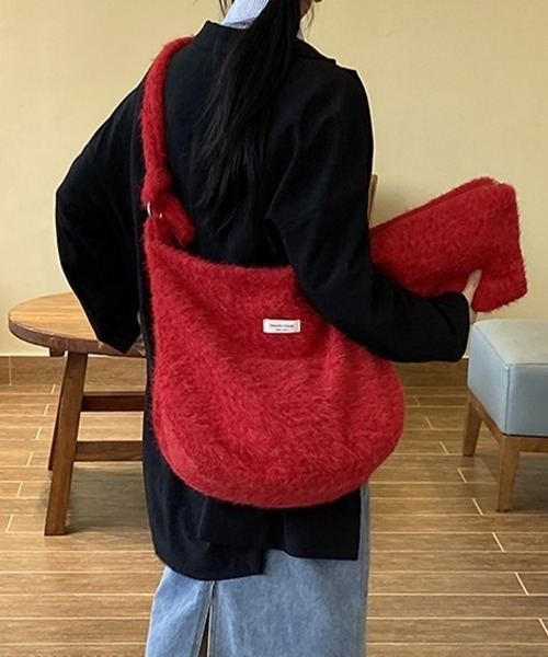 Miniministore(ミニミニストア)の「斜めがけバッグ レディース ポーチ付き(ショルダーバッグ・レディース・ブルー/レッド/マスタード・FREE)」の3枚目の写真