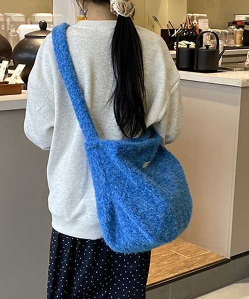 Miniministore(ミニミニストア)の「斜めがけバッグ レディース ポーチ付き(ショルダーバッグ・レディース・ブルー/レッド/マスタード・FREE)」の4枚目の写真