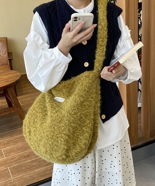 Miniministore(ミニミニストア)の「斜めがけバッグ レディース ポーチ付き(ショルダーバッグ・レディース・ブルー/レッド/マスタード・FREE)」の7枚目の写真