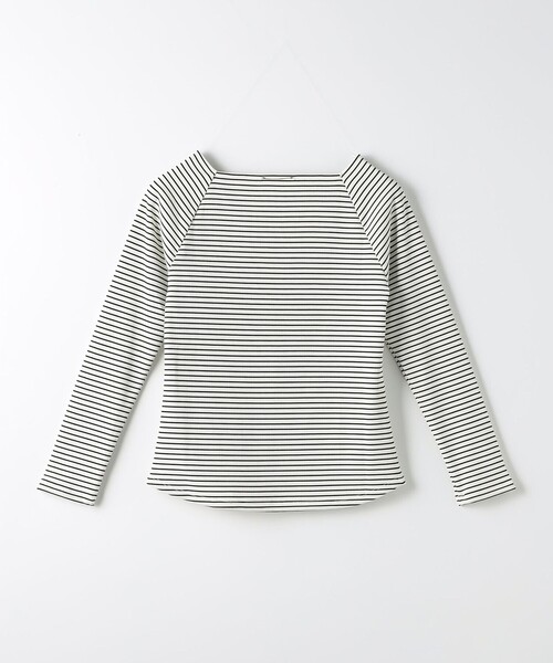 green label relaxing（グリーンレーベルリラクシング）の「ニットライク スクエアネック プルオーバー カットソー（Tシャツ/カットソー・レディース・ブラック/オフホワイト/コバルトブルー/その他1・FREE）」の11枚目の写真