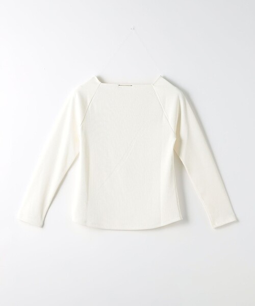 green label relaxing（グリーンレーベルリラクシング）の「ニットライク スクエアネック プルオーバー カットソー（Tシャツ/カットソー・レディース・ブラック/オフホワイト/コバルトブルー/その他1・FREE）」の14枚目の写真