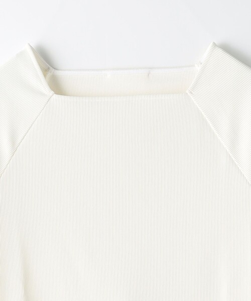 green label relaxing（グリーンレーベルリラクシング）の「ニットライク スクエアネック プルオーバー カットソー（Tシャツ/カットソー・レディース・ブラック/オフホワイト/コバルトブルー/その他1・FREE）」の15枚目の写真