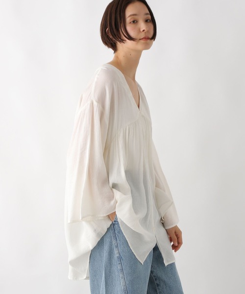 LEPSIM（レプシィム）の「2WAYギャザーチュニックワンピース