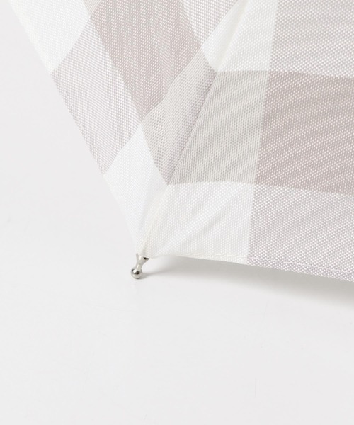 SMELLY（スメリー）の「because　ギンガムチェックバンブー長傘（長傘・レディース・グレー系その他/ブルー系その他・FREE）」の21枚目の写真