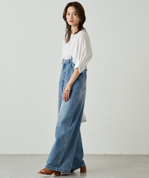 lounge dress シアーフレンチブラウス LOUNGEDRESS（ラウンジドレス