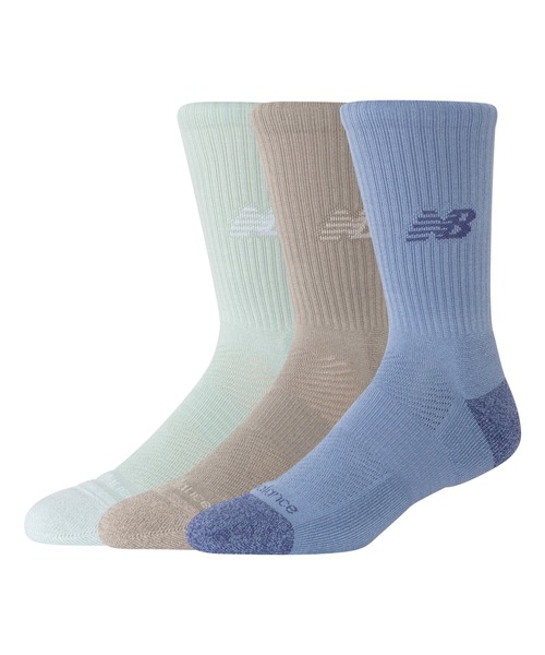NEW BALANCE（ニューバランス）の「Active クッション クルー ソックス 3P（ソックス/靴下・メンズ・その他/その他2/ホワイト/その他1・LARGE/SMALL/MEDIUM）」の4枚目の写真