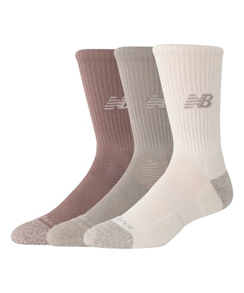 NEW BALANCE（ニューバランス）の「Active クッション クルー ソックス 3P（ソックス/靴下・メンズ・その他/その他2/ホワイト/その他1・LARGE/SMALL/MEDIUM）」の2枚目の写真