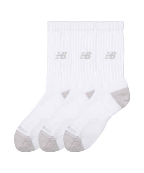 NEW BALANCE（ニューバランス）の「Active クッション クルー ソックス 3P（ソックス/靴下・メンズ・その他/その他2/ホワイト/その他1・LARGE/SMALL/MEDIUM）」の5枚目の写真