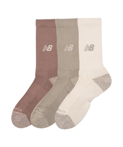 NEW BALANCE（ニューバランス）の「Active クッション クルー ソックス 3P（ソックス/靴下・メンズ・その他/その他2/ホワイト/その他1・LARGE/SMALL/MEDIUM）」の8枚目の写真