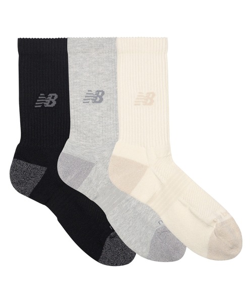 NEW BALANCE（ニューバランス）の「Active クッション クルー ソックス 3P（ソックス/靴下・メンズ・その他/その他2/ホワイト/その他1・LARGE/SMALL/MEDIUM）」の12枚目の写真