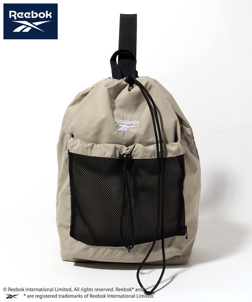 Reebok(リーボック)の「【Reebok/リーボック】ドローストリング ワンショルダーバッグ(ショルダーバッグ・メンズ・ブラック/ベージュ/シルバー・FREE)」の12枚目の写真