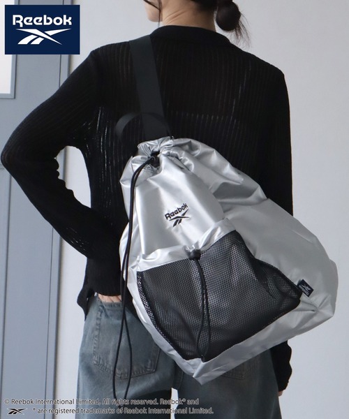 Reebok(リーボック)の「【Reebok/リーボック】ドローストリング ワンショルダーバッグ(ショルダーバッグ・メンズ・ブラック/ベージュ/シルバー・FREE)」の19枚目の写真