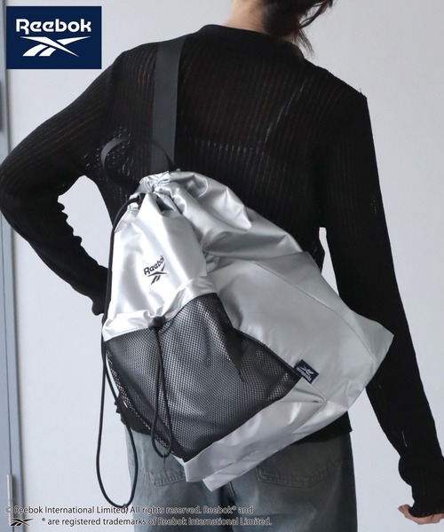 Reebok(リーボック)の「【Reebok/リーボック】ドローストリング ワンショルダーバッグ(ショルダーバッグ・メンズ・ブラック/ベージュ/シルバー・FREE)」の20枚目の写真