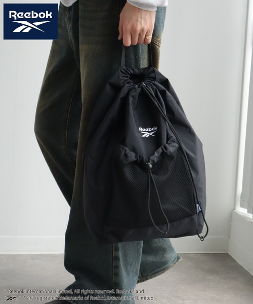 Reebok(リーボック)の「【Reebok/リーボック】ドローストリング ワンショルダーバッグ(ショルダーバッグ・メンズ・ブラック/ベージュ/シルバー・FREE)」の8枚目の写真