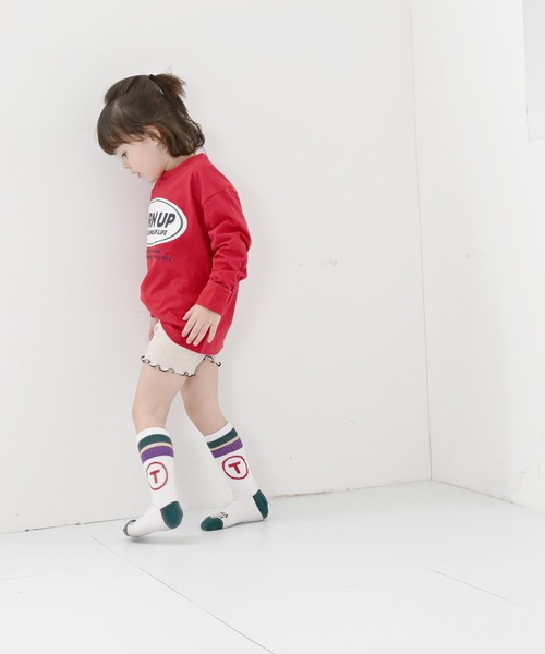 Life Support Products（ライフサポートプロダクツ）の「ムジリブペチパンツ（その他パンツ・キッズ・オフホワイト/グレー/ライトピンク/ピンク/ブラウン/ミント/ラベンダー/オレンジ/ベージュ/チャコール・80/90/100/110/120）」の13枚目の写真