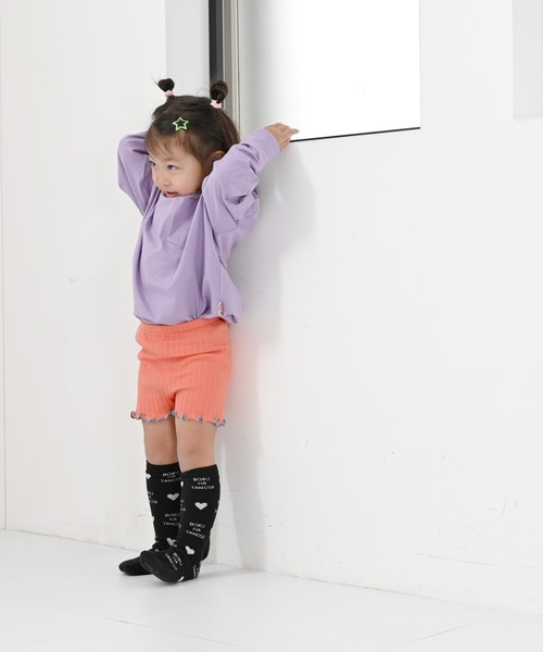 Life Support Products（ライフサポートプロダクツ）の「ムジリブペチパンツ（その他パンツ・キッズ・オフホワイト/グレー/ライトピンク/ピンク/ブラウン/ミント/ラベンダー/オレンジ/ベージュ/チャコール・80/90/100/110/120）」の22枚目の写真