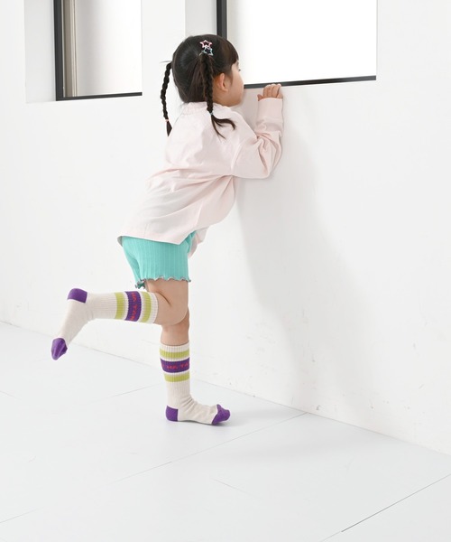 Life Support Products（ライフサポートプロダクツ）の「ムジリブペチパンツ（その他パンツ・キッズ・オフホワイト/グレー/ライトピンク/ピンク/ブラウン/ミント/ラベンダー/オレンジ/ベージュ/チャコール・80/90/100/110/120）」の11枚目の写真