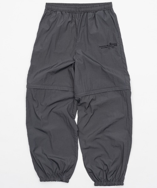 a2oナイロンパンツ 2way letter nylon pants / 2ウェイレターナイロンパンツ