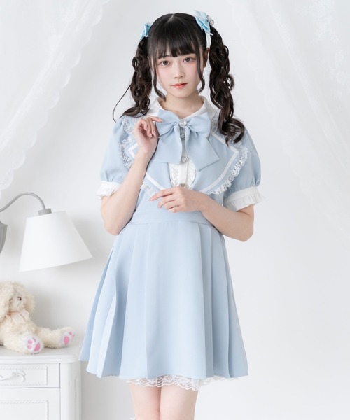 ♡atelieyouyou×bless限定♡コラボワンピース ZOZO限定ありすコラボ】5wayチューリップワンピース/ジャガード