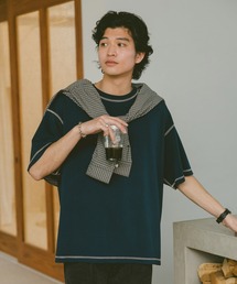 RAGEBLUE | カラーステッチ/ポンチTシャツ(Tシャツ/カットソー)