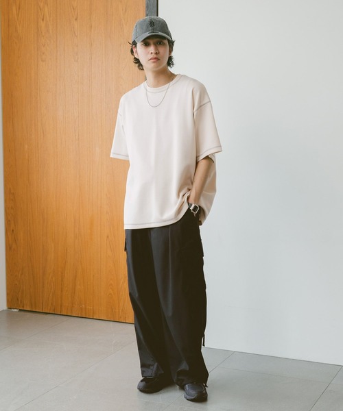 RAGEBLUE（レイジブルー）の「カラーステッチ/ポンチTシャツ（Tシャツ/カットソー・メンズ・ホワイト系その他4/ブラック/ホワイト/グリーン・MEDIUM/LARGE）」の7枚目の写真