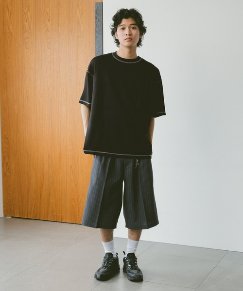 RAGEBLUE（レイジブルー）の「カラーステッチ/ポンチTシャツ（Tシャツ/カットソー・メンズ・ホワイト系その他4/ブラック/ホワイト/グリーン・MEDIUM/LARGE）」の13枚目の写真