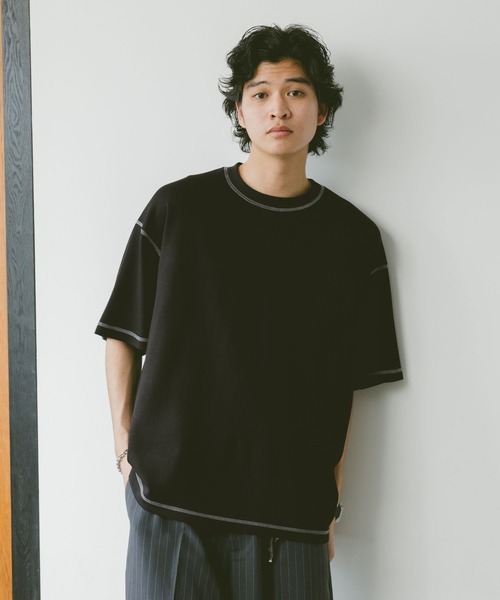 RAGEBLUE（レイジブルー）の「カラーステッチ/ポンチTシャツ（Tシャツ/カットソー・メンズ・ホワイト系その他4/ブラック/ホワイト/グリーン・MEDIUM/LARGE）」の15枚目の写真