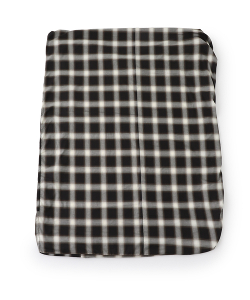 OMBRE CHECK BOX SHEET D ボックスシーツ ダブル（インテリア雑貨