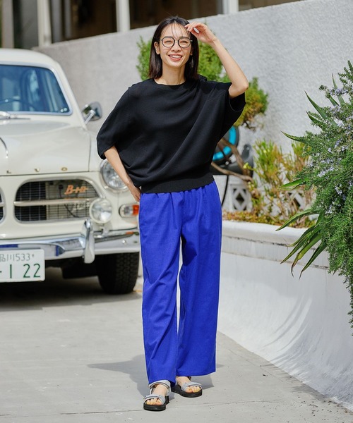 FOUND GOOD（ファウンドグッド）の「COOLニット/ドルマンPO（ニット/セーター・レディース・グレー系8/ブルー系5/アイボリー/ブラック/イエロー系5・L/M/S）」の6枚目の写真