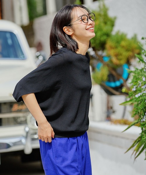 FOUND GOOD（ファウンドグッド）の「COOLニット/ドルマンPO（ニット/セーター・レディース・グレー系8/ブルー系5/アイボリー/ブラック/イエロー系5・L/M/S）」の10枚目の写真