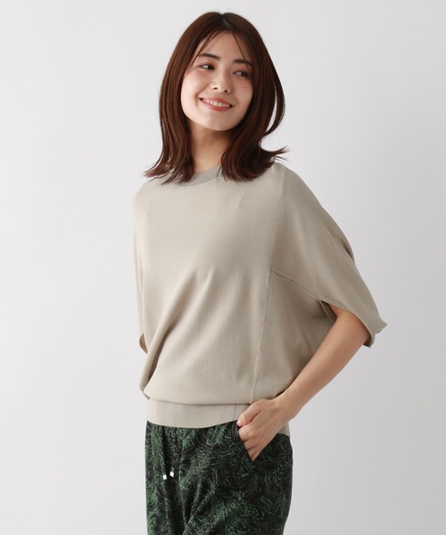 FOUND GOOD（ファウンドグッド）の「COOLニット/ドルマンPO（ニット/セーター・レディース・グレー系8/ブルー系5/アイボリー/ブラック/イエロー系5・L/M/S）」の16枚目の写真