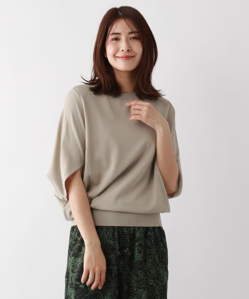 FOUND GOOD（ファウンドグッド）の「COOLニット/ドルマンPO（ニット/セーター・レディース・グレー系8/ブルー系5/アイボリー/ブラック/イエロー系5・L/M/S）」の17枚目の写真