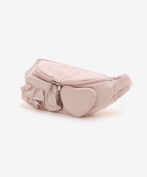 MAJESTIC LEGON(マジェスティックレゴン)の「ハート×フリルウエストポーチ(ボディバッグ/ウエストポーチ・レディース・アイボリー/ピンク/ブラック/ホワイト系その他2/ブラック系その他・FREE)」の15枚目の写真