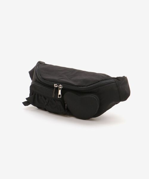 MAJESTIC LEGON(マジェスティックレゴン)の「ハート×フリルウエストポーチ(ボディバッグ/ウエストポーチ・レディース・アイボリー/ピンク/ブラック/ホワイト系その他2/ブラック系その他・FREE)」の17枚目の写真