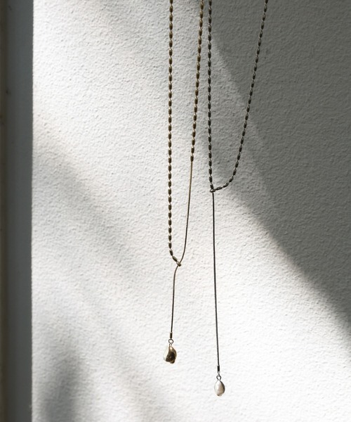 select MOCA（セレクトモカ）の「淡水パールメタルコーティングネックレス（ネックレス・レディース・シルバー/ゴールド・FREE）」の5枚目の写真