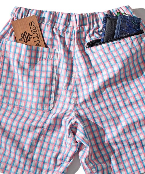 ALDIES(アールディーズ)の「Check Short Pants / チェックショートパンツ(その他パンツ・メンズ・オリーブ/ピンク/バーガンディー・MEDIUM/SMALL/LARGE/X-LARGE)」の13枚目の写真