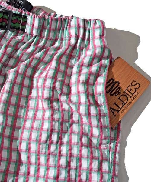 ALDIES(アールディーズ)の「Check Short Pants / チェックショートパンツ(その他パンツ・メンズ・オリーブ/ピンク/バーガンディー・MEDIUM/SMALL/LARGE/X-LARGE)」の18枚目の写真