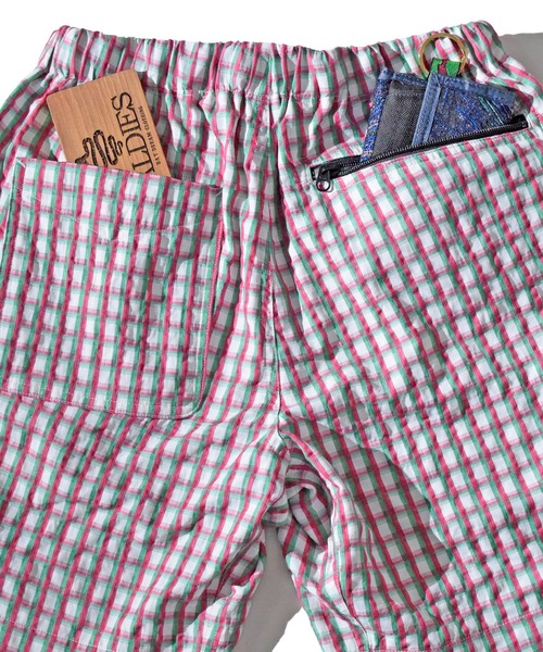 ALDIES(アールディーズ)の「Check Short Pants / チェックショートパンツ(その他パンツ・メンズ・オリーブ/ピンク/バーガンディー・MEDIUM/SMALL/LARGE/X-LARGE)」の19枚目の写真