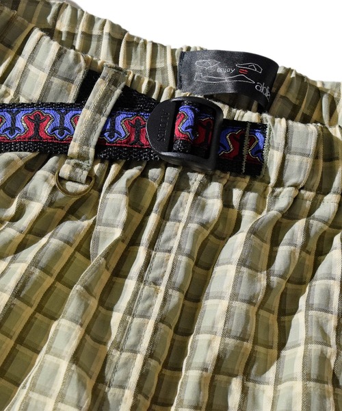 ALDIES(アールディーズ)の「Check Short Pants / チェックショートパンツ(その他パンツ・メンズ・オリーブ/ピンク/バーガンディー・MEDIUM/SMALL/LARGE/X-LARGE)」の5枚目の写真