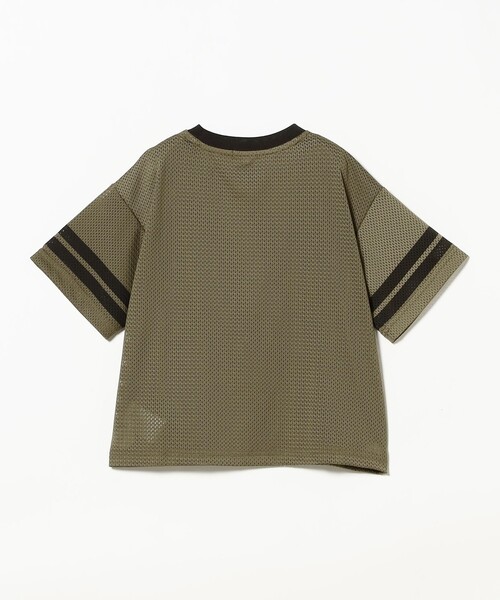 B:MING by BEAMS（ビーミングバイビームス）の「メッシュ ショートスリーブ Tシャツ 2025SS（100～140cm）（Tシャツ/カットソー・キッズ・グレー/オリーブ・140/100/110/120/130）」の10枚目の写真