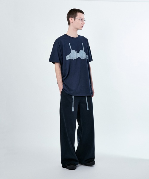 M TO R(ムウトアール)の「TROMPE GARTER PRINT BUGGY SWEAT PT(その他パンツ・レディース・ライトグレー/ネイビー・42/40/38)」の18枚目の写真