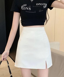 Aritzia ホワイト スポーツスカート サイドスリット Aritzia ホワイト スポーツスカート サイドスリット